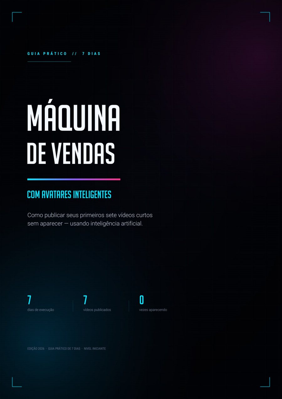 Capa do curso Máquina de Vendas com Avatares Inteligentes